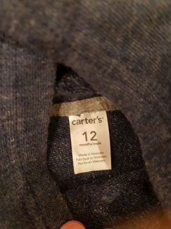 Толстовка carters 12месяцев