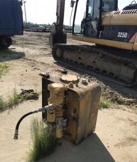 Гидробак на экскаватор cat 325dl