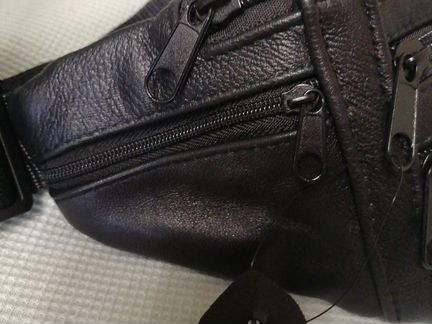 Сумка н/кожа на пояс, барсетка, банан