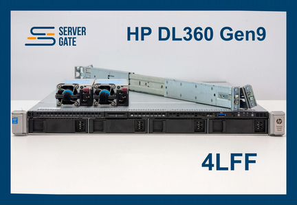 Сервер HP DL360 G9 4LFF 2x E5-2650v3 64 GB