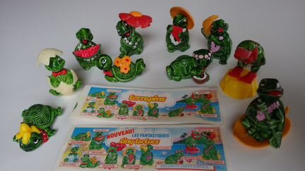 Полные серии Киндер Kinder Черепахи
