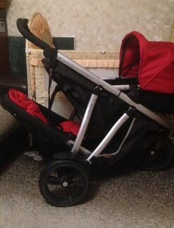 Phil and teds vibe +блок для новорождённых и аксы