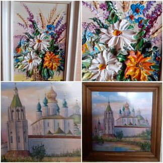 Картины Букет цветов и Ростов Великий