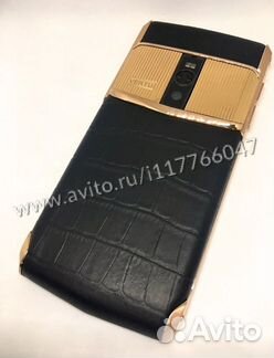 Vertu Signature Touch Fluted Black Alligator Верту