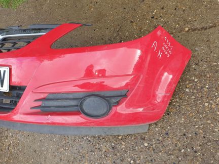 Опель Корса Д Бампер Передний