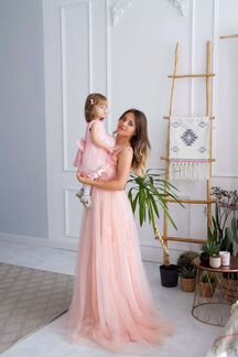 Платье Фэмили лук family look взрослое и детское