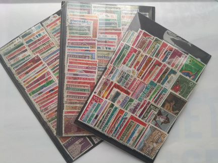 Наборы почтовых марок по 100 штук