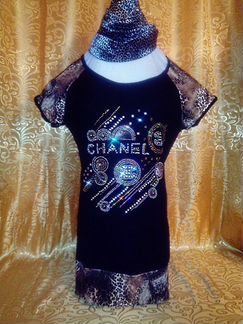 Платье-Туника вечерняя,праздничная,Италия-новая