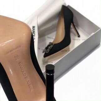 Туфли черные Manolo Blahnik