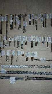 Сверло СССР, ключ гаечный, фреза, керн, пика