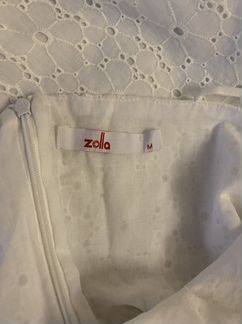 Платье белое zolla