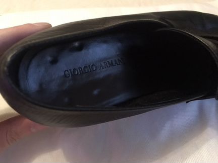 Туфли giorgio armani мужские