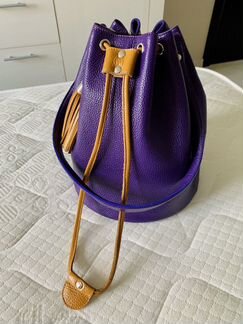 Сумка-кисет натуральная кожа