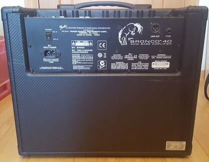Комбоусилитель для бас-гитар fender bronco 40
