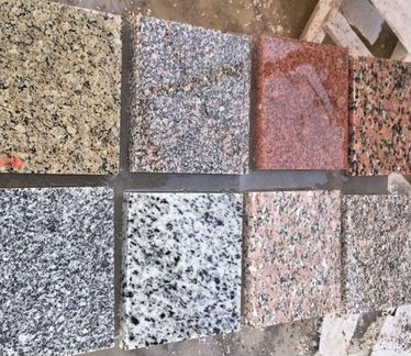 Плиты для мощения. Гранитная плита