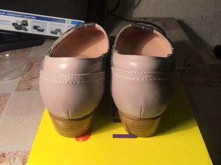 Туфли женские 35 размер новые, натуральная кожа