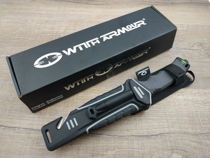 Тактический нож выживания WithArmour WA-001BG D2