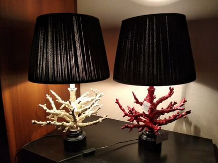 Торшер настольный с абажуром 