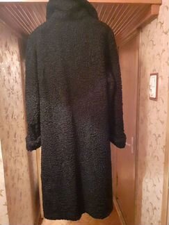 Шуба из черного каракуля 54-56 размер