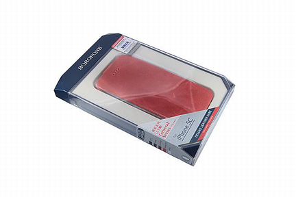 Чехол-книжка для iPhone 55С boro General LC винно-красный
