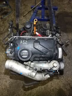 Двигатель Фольксваген Гольф Шаран 1.9 TDI ASZ