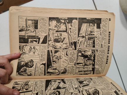 Комикс на английском. Ретро. Western comic album