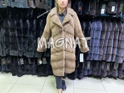 Шуба английский воротник