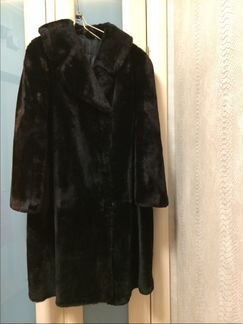 Мутоновая шуба 52-56 размера