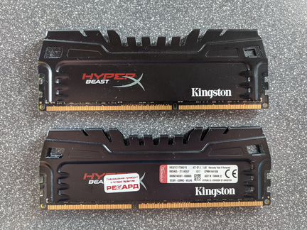 Оперативная память DDR3 16 Гб (8*2) - Kingston