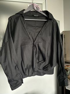 Рубашка черная Zara (новая)
