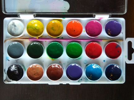 Акварель краски 18 цветов 12 цветов