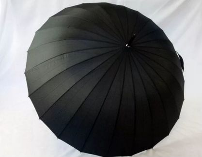 Зонт трость мужской черный