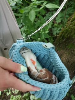 Сумка ручной работы из нат. материалов