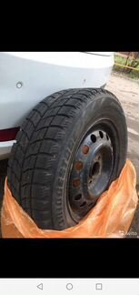 Резина Bridgestone с дисками на киа сид