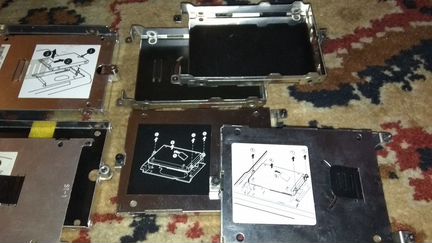 Салазки в ноутбук для SSD/HDD 2.5