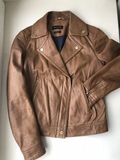 Кожаная куртка женская Massimo Dutti S