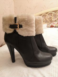 Ботильоны Alba, р. 40. натур кожа, бу