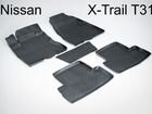 Толстые резиновые коврики Nissan X-Trail T31 объявление продам
