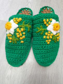 Тапки, тапочки цветочки
