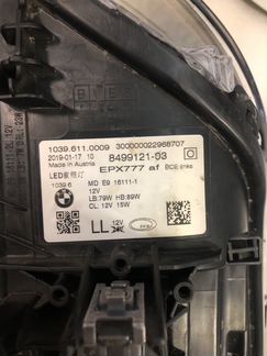 Фара левая бмв Г30 Adaptive LED BMW G30