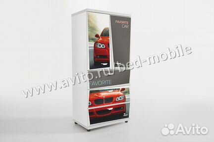 Шкаф Z Z 5 бмв красный