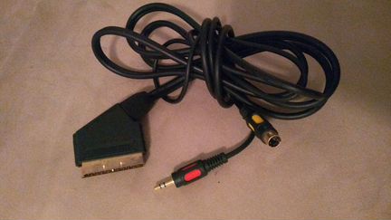 Переходник scart на s-video + stereo jack 3.5