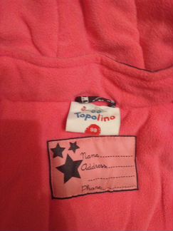 Куртка topolino новая, размер 98