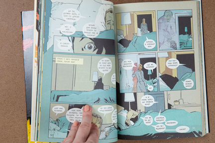 Книга роман-комикс 451 градус по Фаренгейту