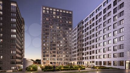 2-к апартаменты, 61.2 м², 4/29 эт.
