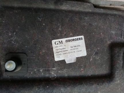 Обшивка багажника Opel Astra H Седан