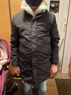 Куртка парка мужская зимняя с мехом 48р-р
