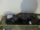 Бронзовая скульптура Пантера на камне. Длина 65 см объявление продам