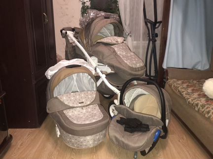 Коляска 3 в 1 Adamex Barletta New