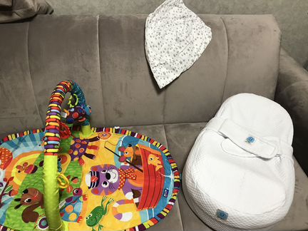 Кокон для новорожденного и игровой коврик
